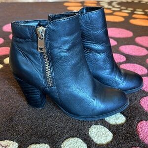 Leather Aldo booties size 7